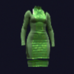 Green Viper Double-Nanoweave Pencil Dress