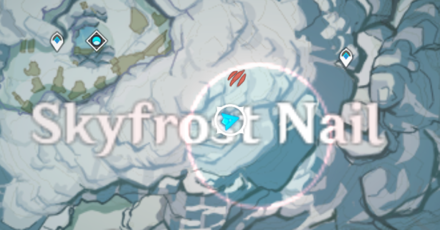 Genshin - Dragonspine Hiding Spot 2 Map