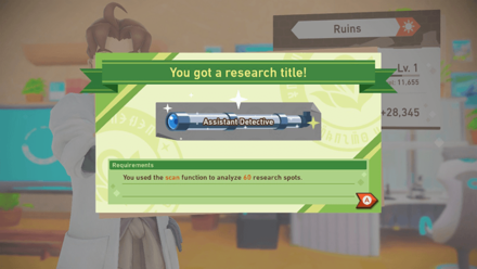 New Pokemon Snap - Assistant Detective Research Title