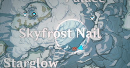 Genshin - Dragonspine Hiding Spot 3 Map