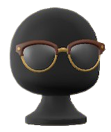 ACNH- Browline Glasses Image