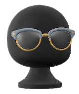 ACNH - Browline Glasses Image