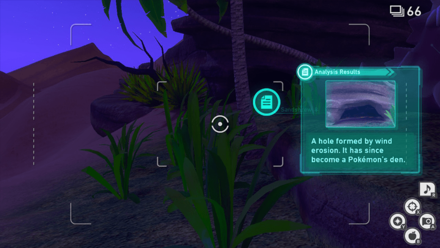 New Pokemon Snap - Sands (Night) Research Spot 3