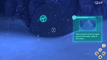 New Pokemon Snap - Snowfields (Night) Research Spot 3