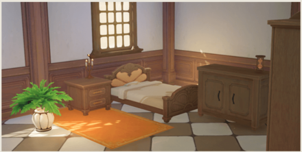 Genshin Impact - Fully Furnished Mondstadt Bedroom Image