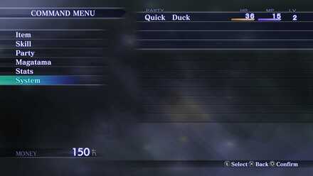 Command Menu System Optiion