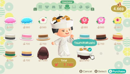 Animal Crossing New Horizons (ACNH) - List of All Headwear (Able Sisters)
