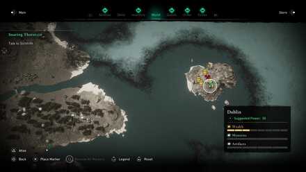 Smoke Bomb Arrow Location (AC Valhalla) Map View