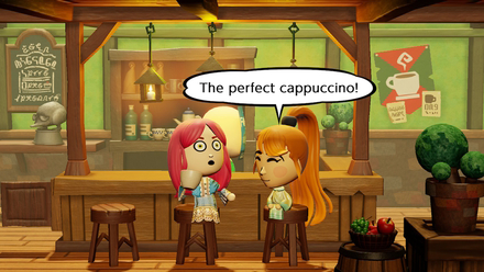 Miitopia - Outings Guide - List of Locations - Cafe