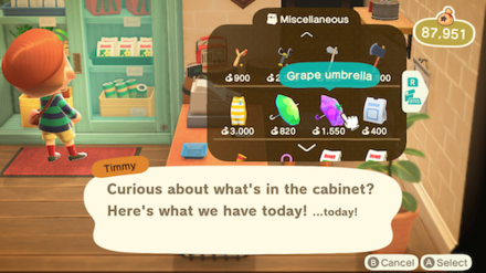 Animal Crossing New Horizons (ACNH) - How to Get Umbrellas (Nook