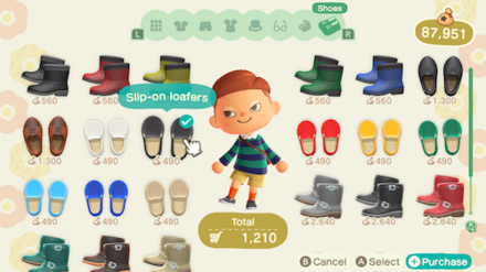 Animal Crossing New Horizons (ACNH) - How to Get Shoes (Able Sisters)