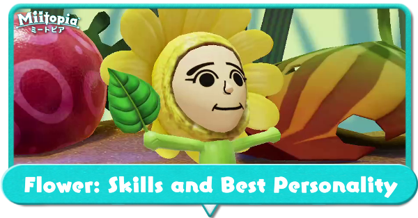Miitopia Flower Weapons and Skills