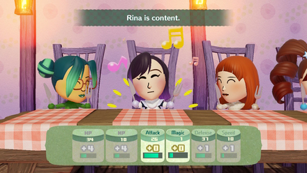 Miitopia Upgrade Stats Food Grub