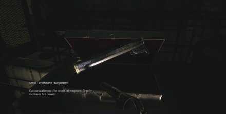 Resident Evil Village Wolfsbane Long Barrel Location