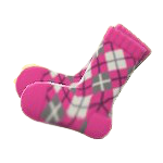 ACNH - Argyle Crew Socks Image