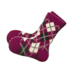 ACNH- Argyle Crew Socks Image