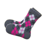 ACNH - Argyle Crew Socks Image
