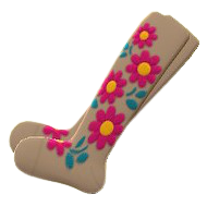 ACNH - Embroidered-Flower Tights Image