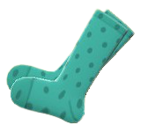 ACNH- Dotted Knee-High Socks Image