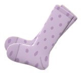 ACNH - Dotted Knee-High Socks Image