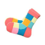 ACNH - Color-Blocked Socks Image