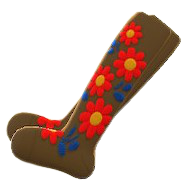 Embroidered-Flower Tights Image