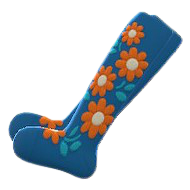 ACNH - Embroidered-Flower Tights Image