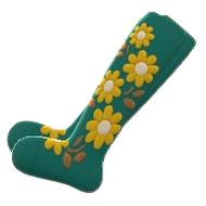 ACNH- Embroidered-Flower Tights Image