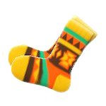 Geometric-Print Socks Image