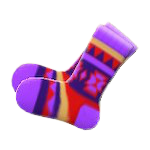 ACNH- Geometric-Print Socks Image