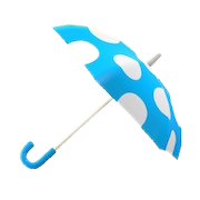 Blue Dot Parasol Image