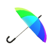 ACNH - Rainbow Umbrella Image