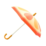 Orange Umbrella Image