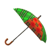 ACNH - Tartan-Check Umbrella Image