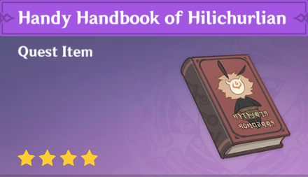 Genshin - Handy Handbook of Hilichurlian