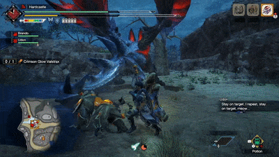 MH Rise - Crimson Glow Valstrax Double Lunge