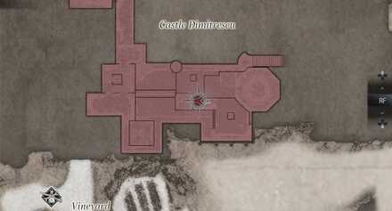 Resident Evil Village Crystal Fragment on the Rooftops Map