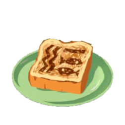 Miitopia Hieroglyph Toast