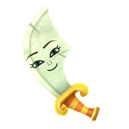 Miitopia Shady Merchant Daughter Blade
