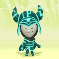 Miitopia Warrior Neon Armor