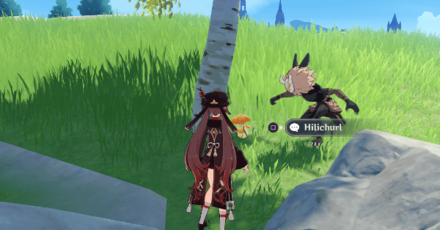 Genshin - Mimi Tomo Day 5 Location 1 Talk to the Hilichurl