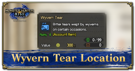 Monster Hunter Rise (MH Rise) - Wyvern Tear Banner