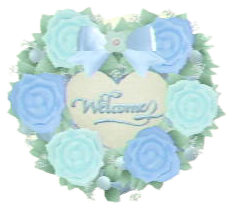 ACNH - The Blue version of Nuptial Doorplate