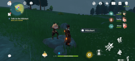 Genshin - Mimi Tomo Day 6 Location 1 - Talk to the Hilichurl