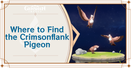 Genshin Impact - Where to Find the Crimsonflank Pidgeon