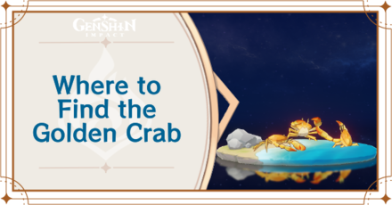 Genshin Impact - Where to Find the Golden Crab