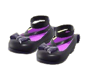 ACNH- Shiny Bow Platform Shoes Image