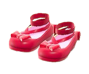 ACNH - Shiny Bow Platform Shoes Image