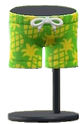 ACNH - Pineapple Aloha Shorts Image
