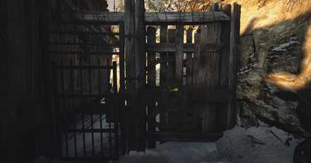 Resident Evil Village Mechanical Door to Pigeon Blood Ruby World View